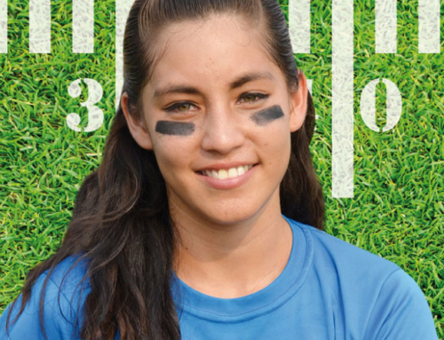 Samantha Molina, quarterback con alma guerrera