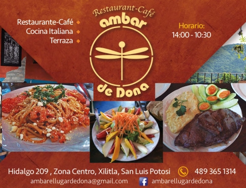 Restaurant Café Ambar, el lugar de Dona, Xilitla, SLP